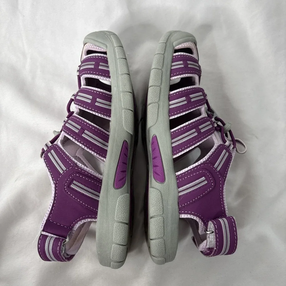 Khombu Sandy Kids Active Sandal Closed Toe‎ Purple/Pink Youth Size 3